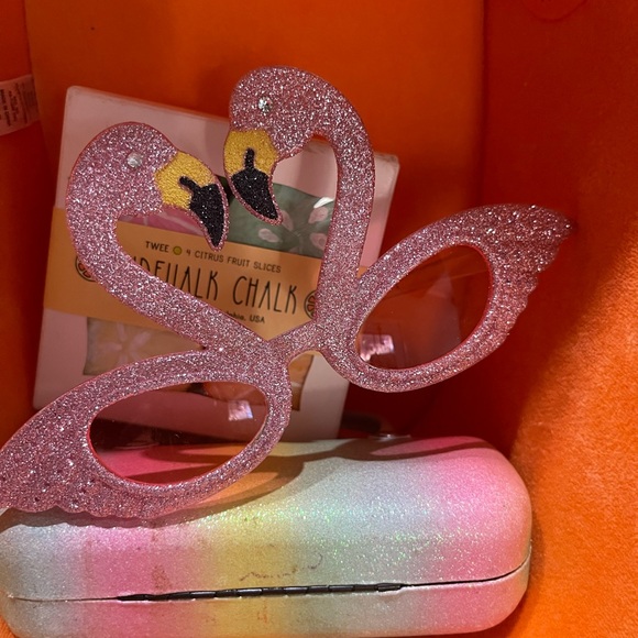 BUNDLE Twee Sidewalk Chalk 4Citrus Fruit Slice & 2Fun Sunglasses 1hardcover case - Picture 11 of 13